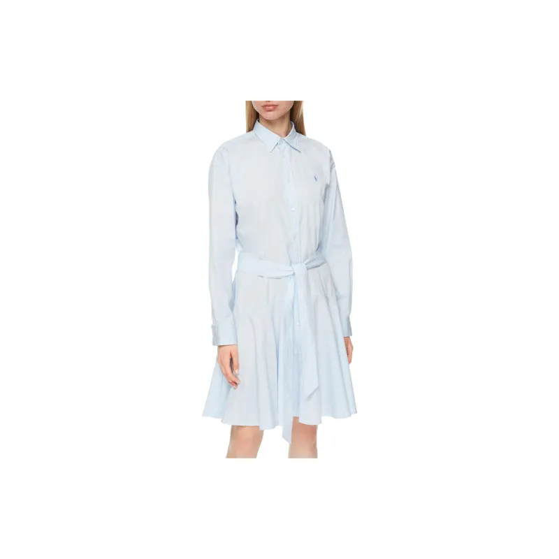Polo Ralph Lauren Long Sleeved Dress Women's Light Blue-3