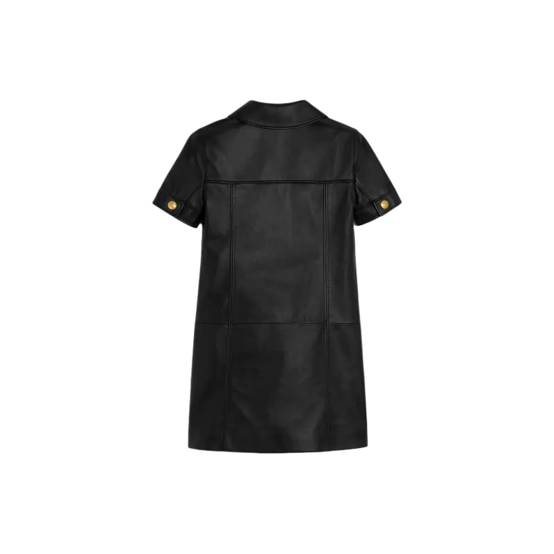 CELINE Mini Dress In Soft Lambskin-1