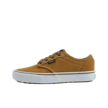 Vans Atwood Slip Resistant Low Top Kids' Skateboarding Shoes Yellow Teenagers