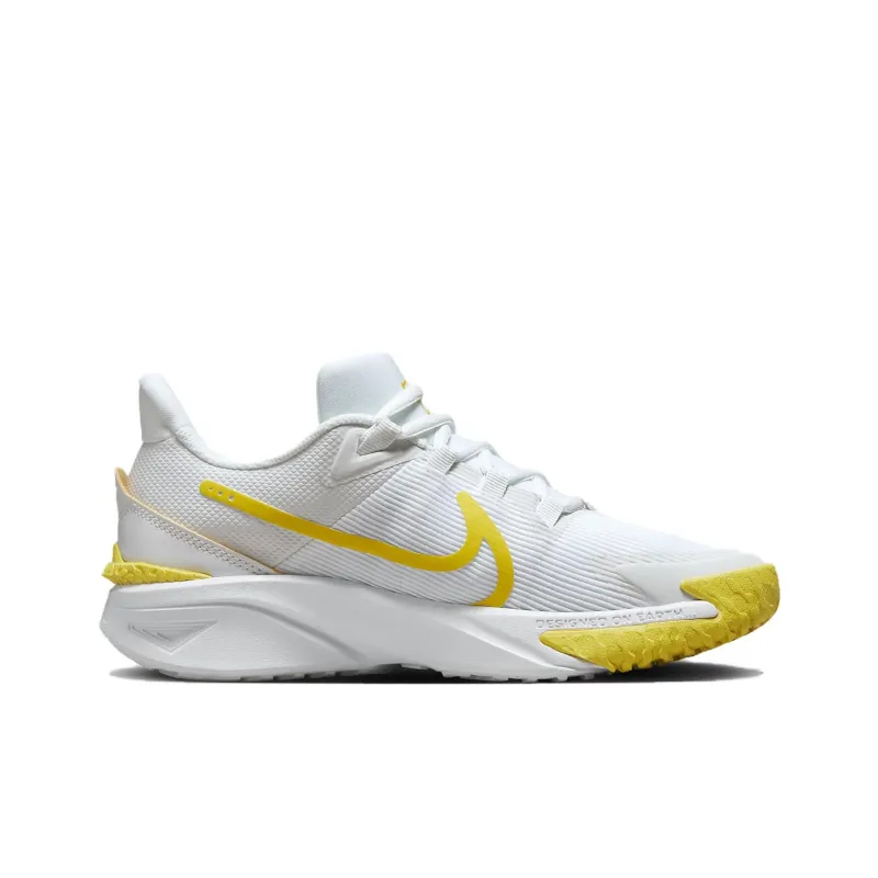 Nike Star Runner 4 GS 'Summit White Opti Yellow'-1