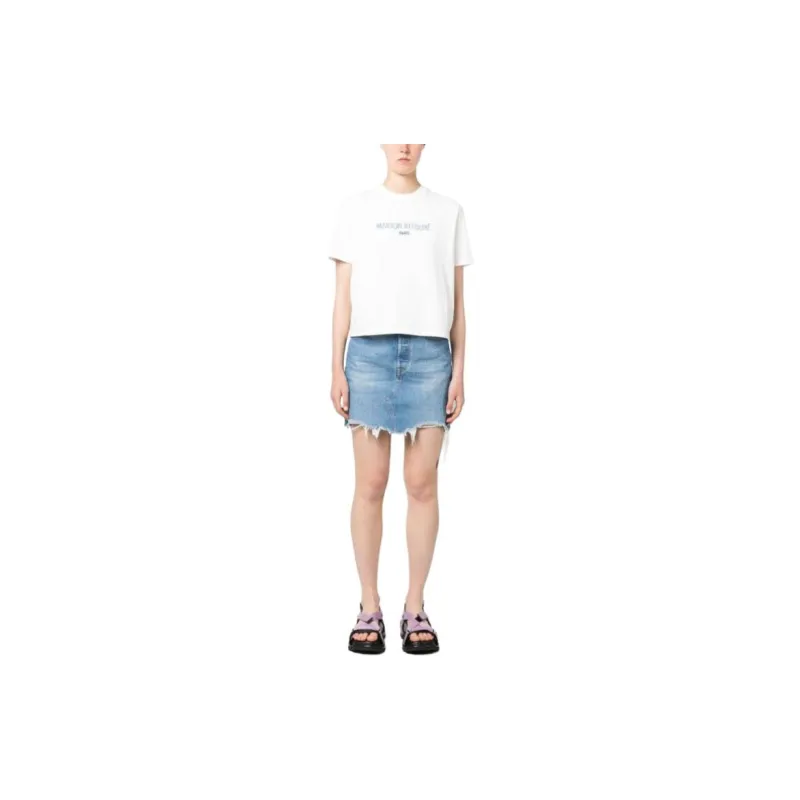 Maison Kitsune T Shirts Women's White-2