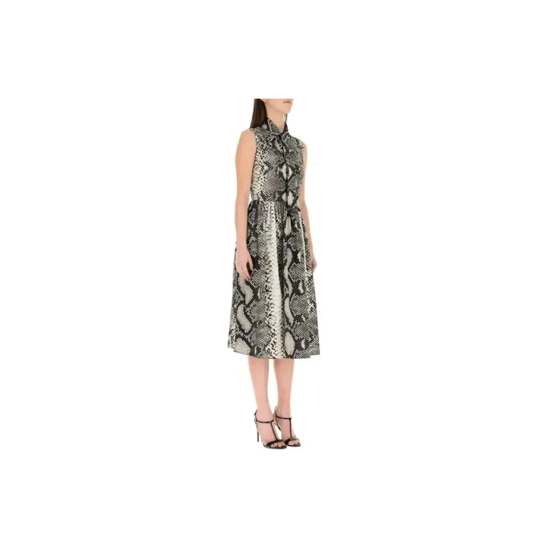 PRADA Sleeveless Dress Women's Brown-2