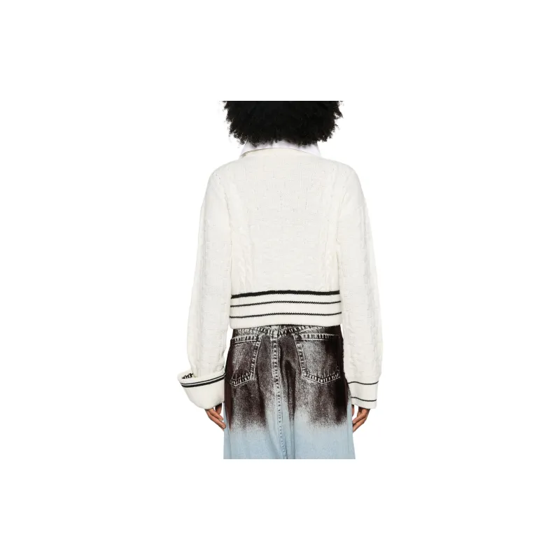 GCDS Monogram Oversized Polo Top-2