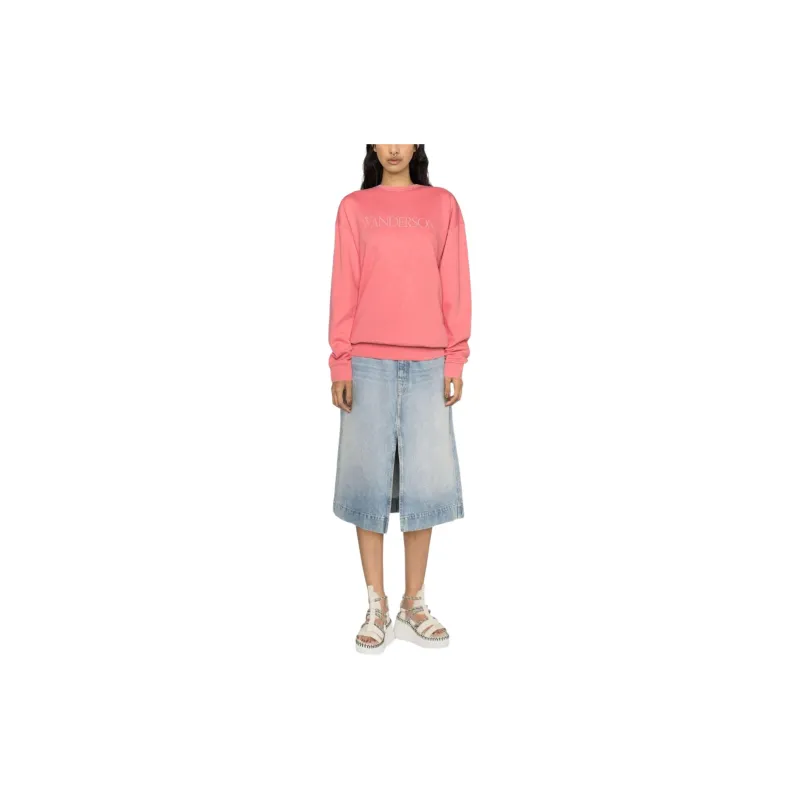 JW Anderson Logo Embroidered Crewneck Sweatshirt-2