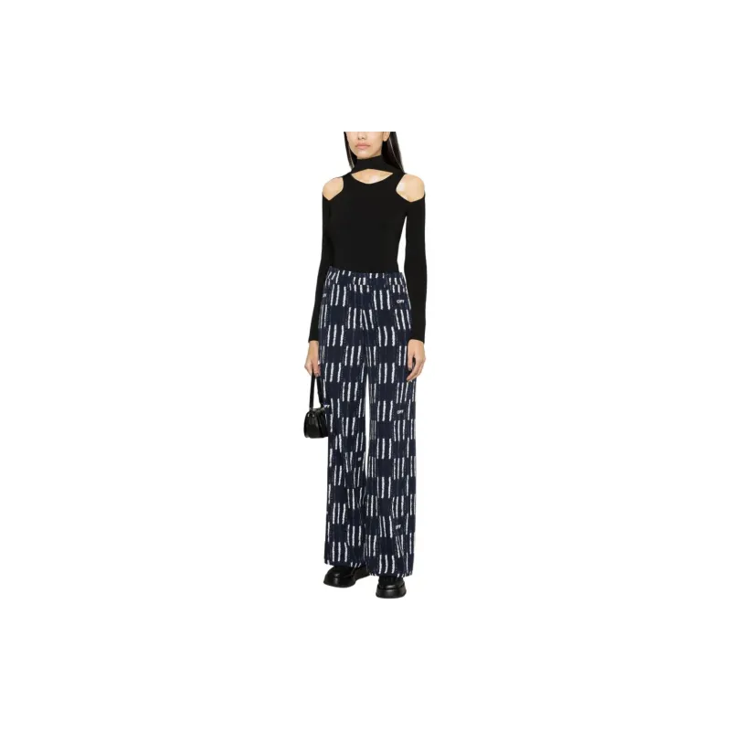 OFF WHITE Casual Pants, Regular Fit Women's Black-1