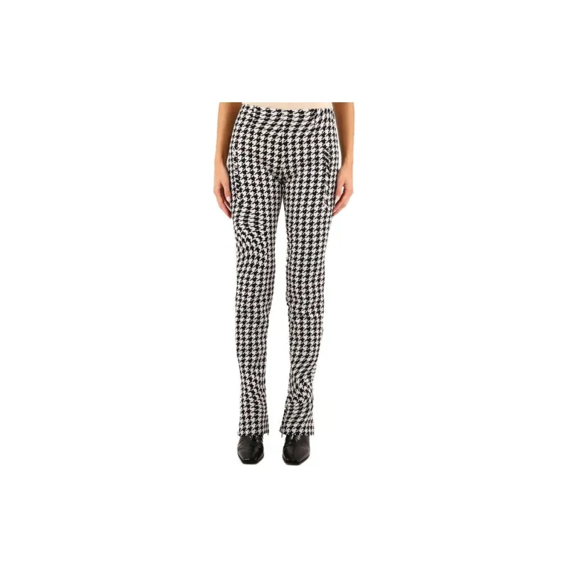 OFF WHITE Psychedelic Houndstooth print Trousers-1