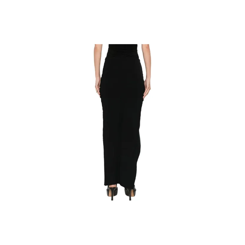 RICK OWENS Knit Skirt Black-2