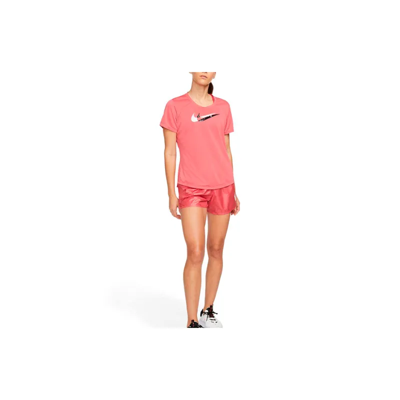 Nike T Shirts Women's Pink-1