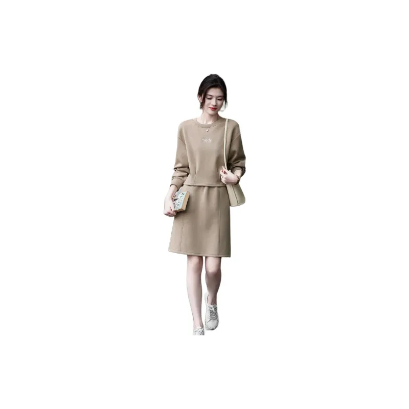 【dme】 Skirt Set Women's Milk Coffee-1