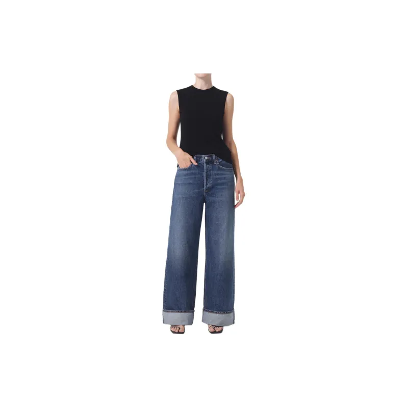 AGOLDE Dame Wide Leg Jeans-1