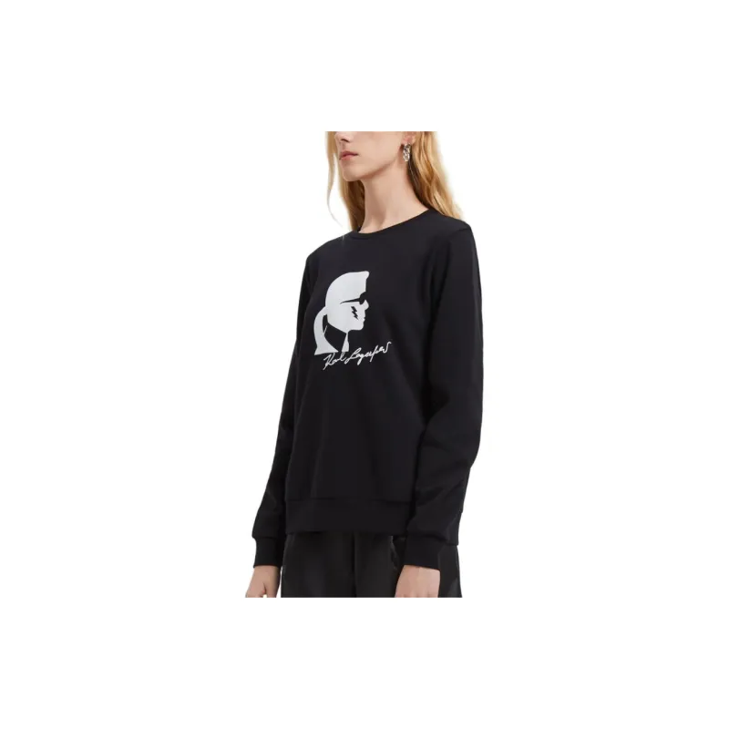 KARL LAGERFELD Sweatshirt Women's Black-4