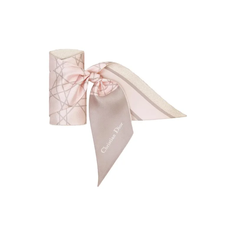 DIOR Mulberry Silk Silk Scarves Unisex Pink-1