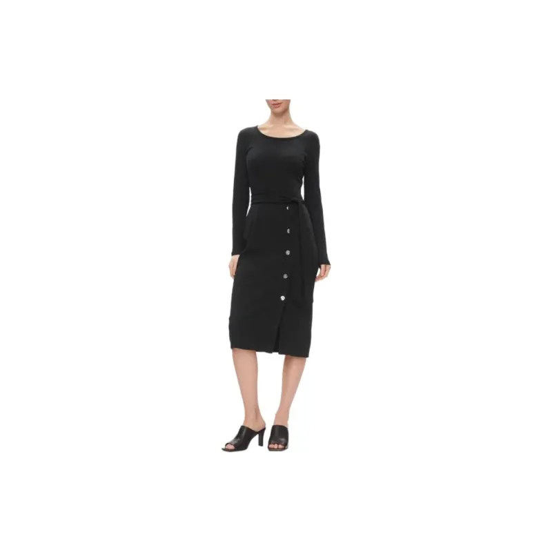 Polo Ralph Lauren Long Sleeved Dresses Women's Black-1