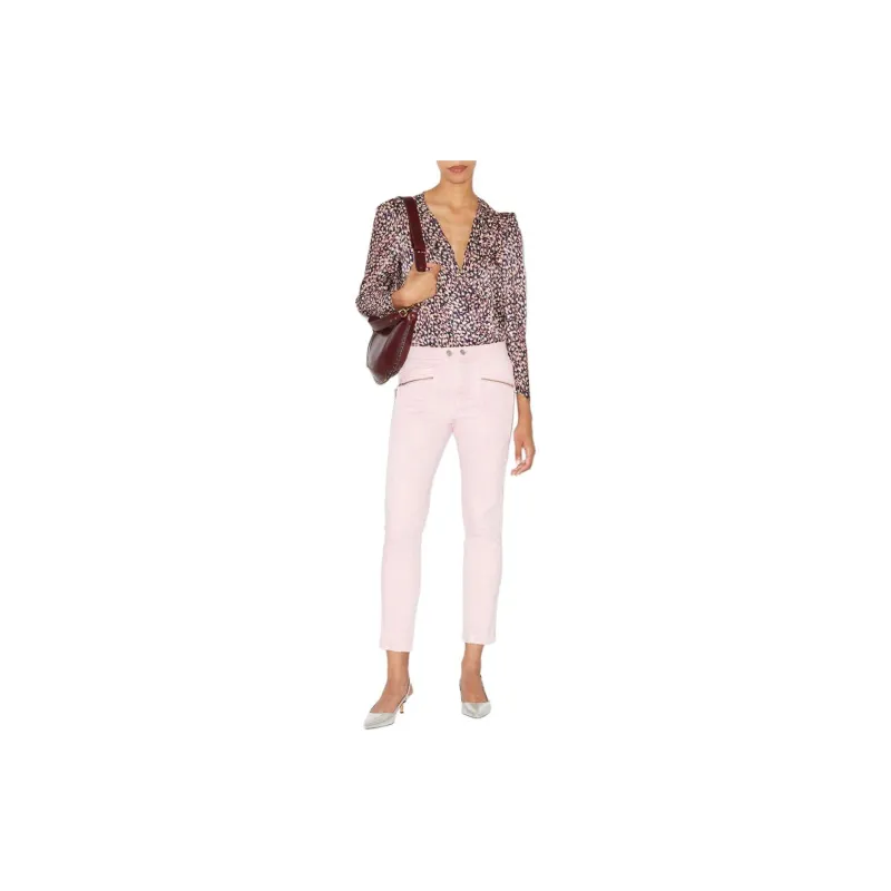 ISABEL MARANT Lensy Graphic-print Blouse-1