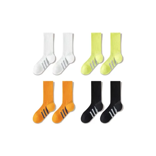 JIAZINI Basketball Socks Men's 4 Pack