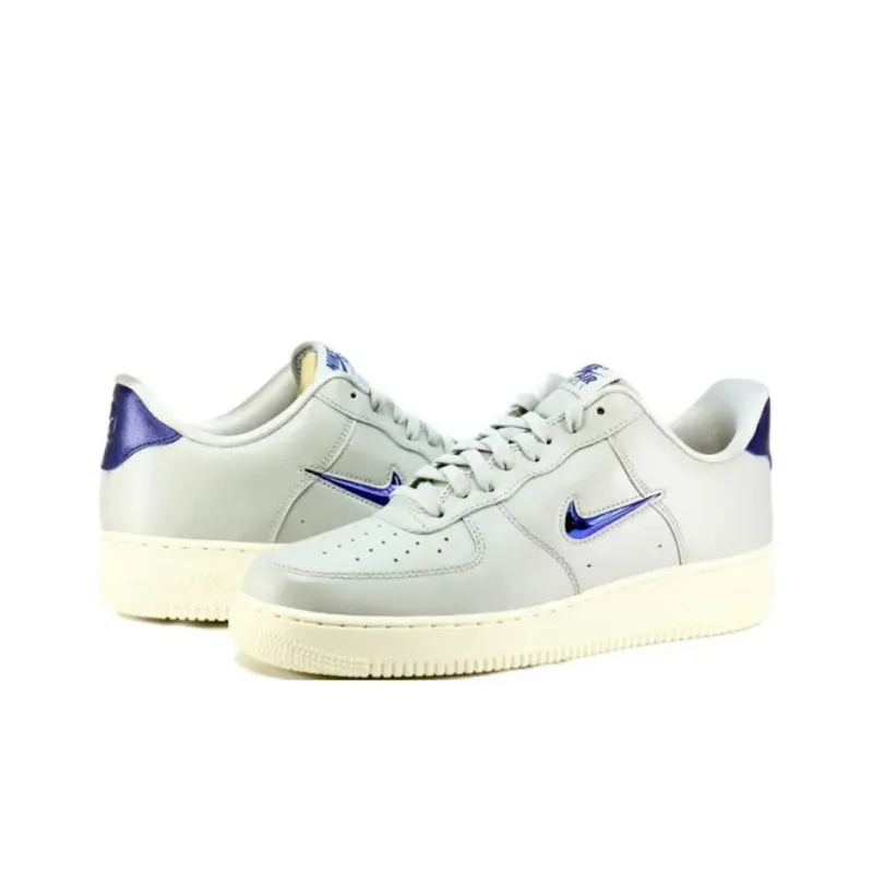 Nike Air Force 1 Low Jewel Wolf Grey Royal Blue-2