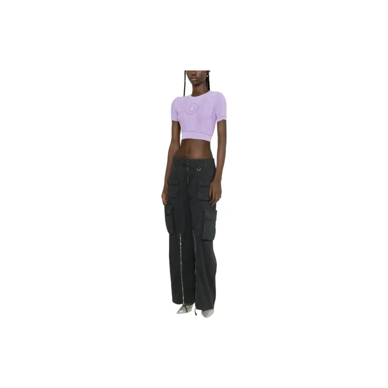Marine Serre Knitwear Women's Purple-1