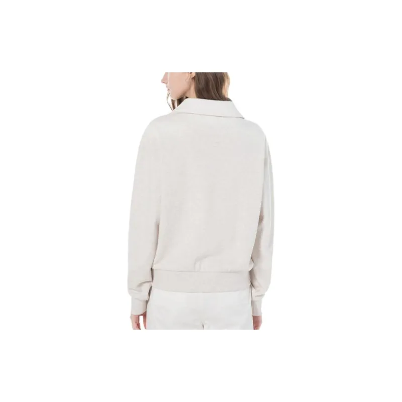 LACOSTE Sweatshirts Women's Cream White-2