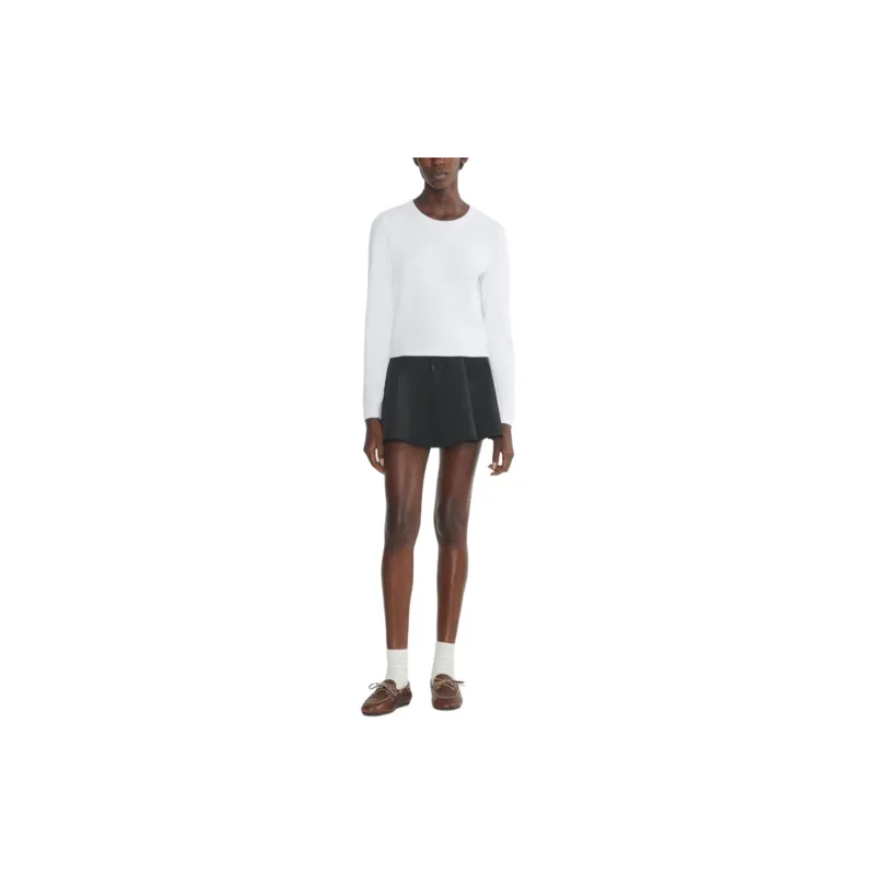 ARITZIA FW24 Sunday Best Boba Skirt Casual Short Skirts Women's BLACK/Black-3