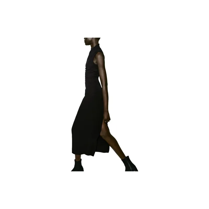 ZARA Sleeveless Dress Women's Black-4