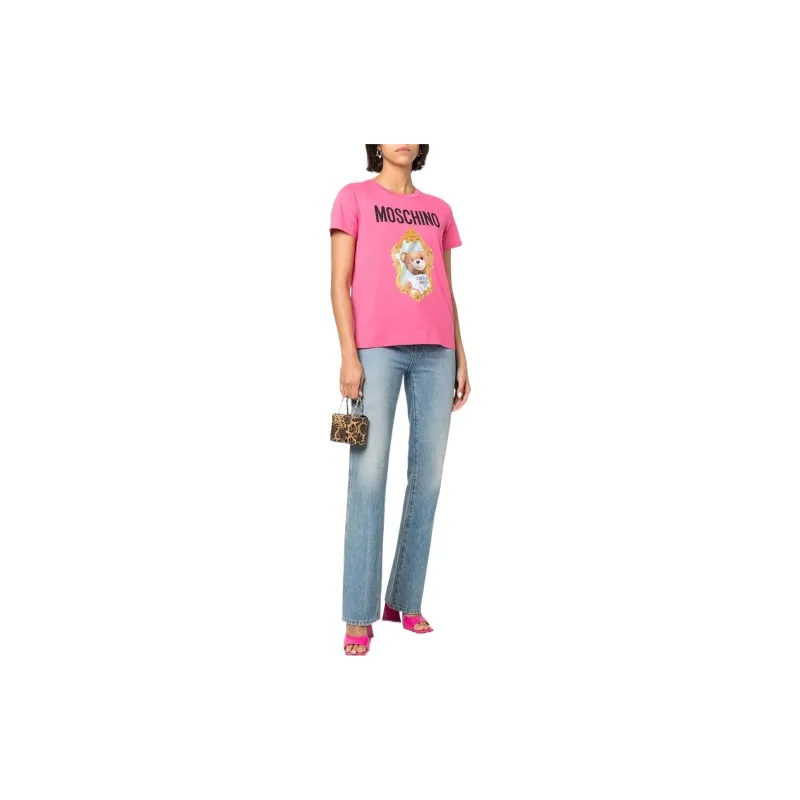 MOSCHINO T Shirts Women's Pink-1