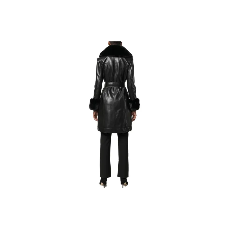 ALICE+OLIVIA Coats Women's Black-2