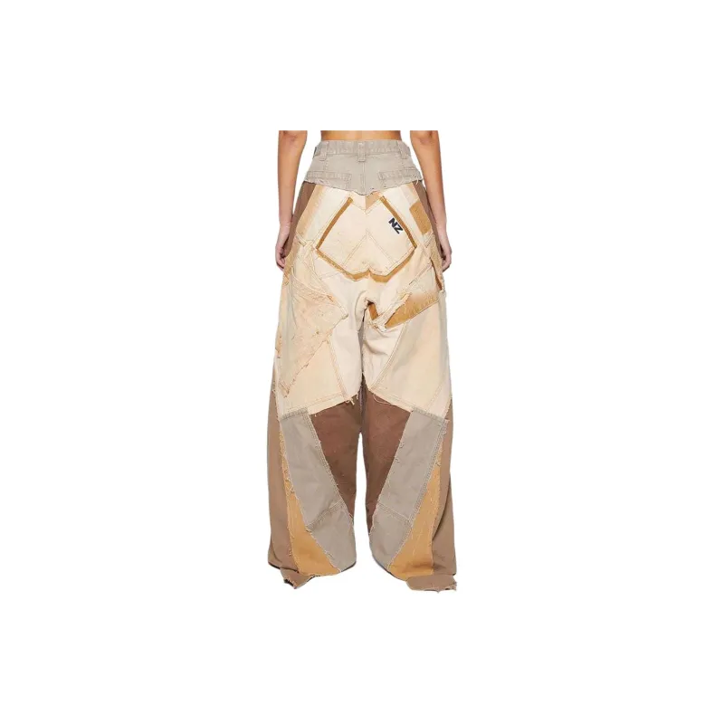 NATASHA ZINKO Jeans Women's Beige-3