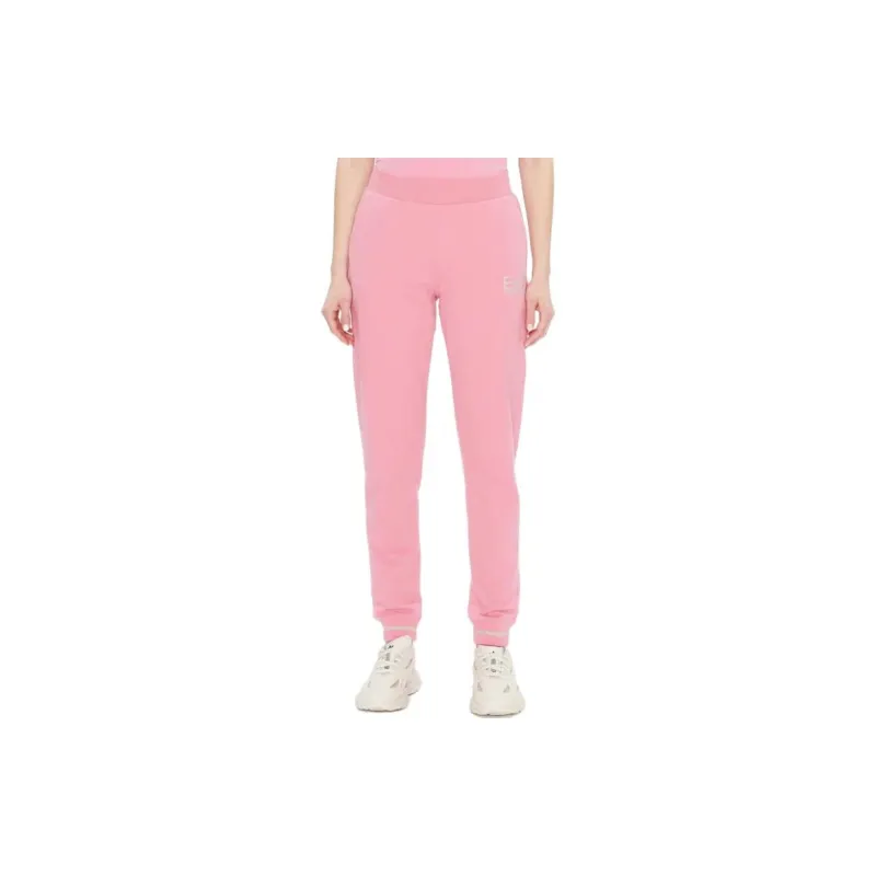 EMPORIO ARMANI Knitted Sweatpants Women's Pink-1