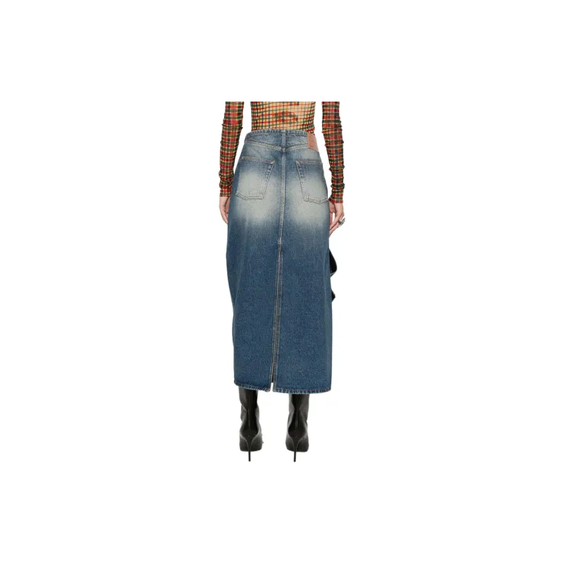 Y/Project Denim Midi Skirt-2