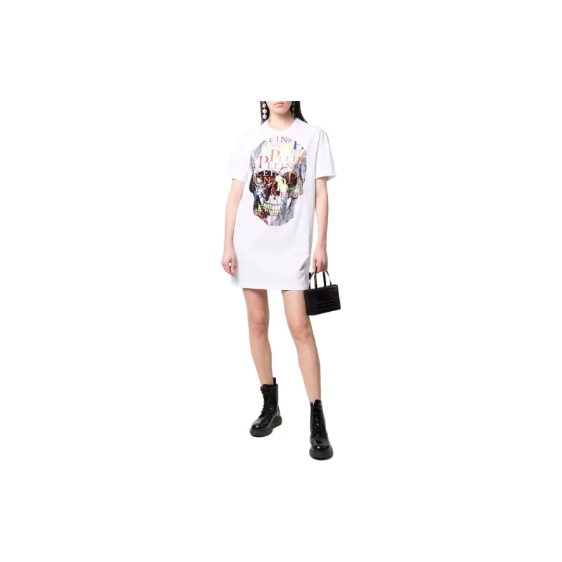PHILIPP PLEIN Skull print Short sleeve T shirt-1