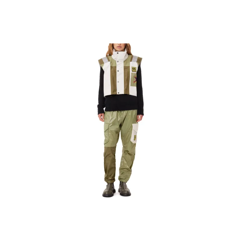 GANNI Casual Pants Women's Green-2
