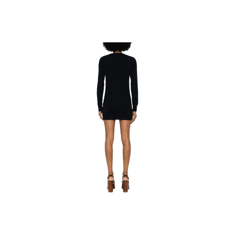 Chloé Embossed buttons Cable knit Cardigan-2