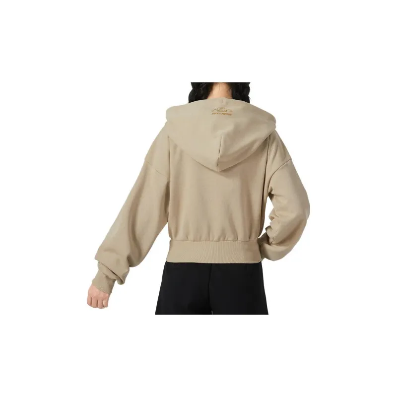 Skechers Jacket Women's Beige Brown-3