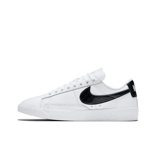 Nike Blazer Low White Black Croc Women's