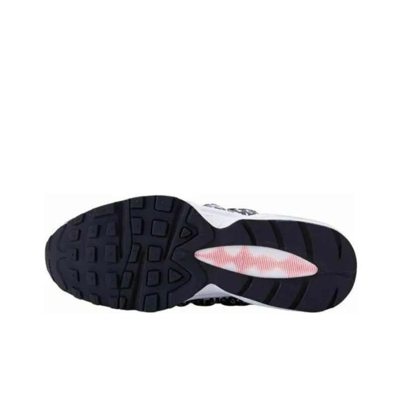 Nike Air Max 95 Print Black White Bright Crimson GS-3