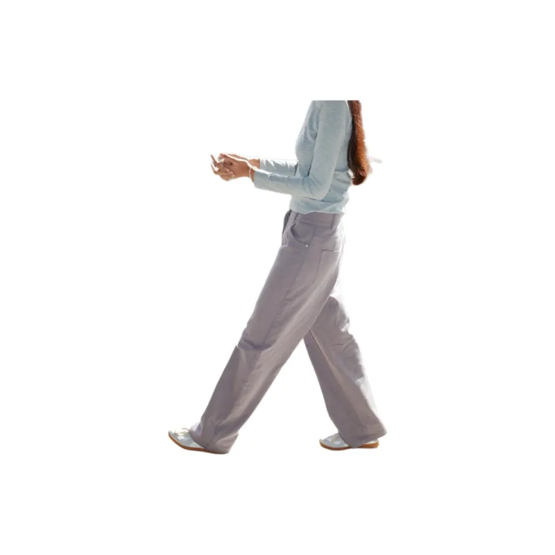 TAXIPHONE Jeans Women's Light Purple Gray-2