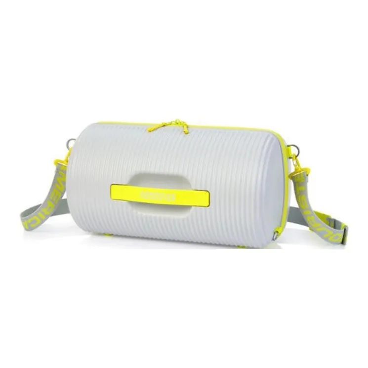 AMERICAN TOURISTER PC Shoulder Bag Unisex Gray & Lime-1