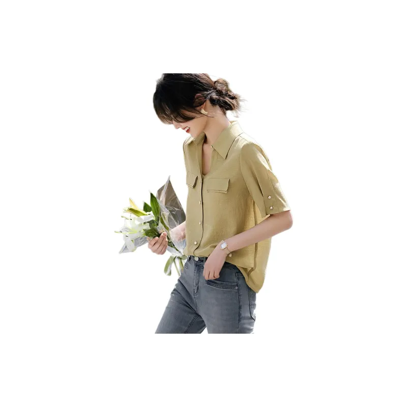 XWI Shirts Women's Olive Green-1