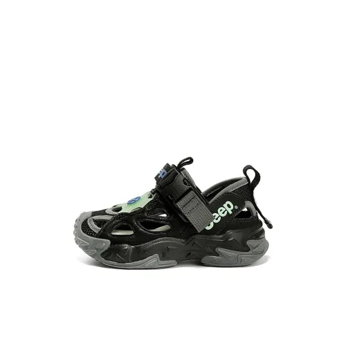 Jeep Children's Sandals Black Gray Kids'