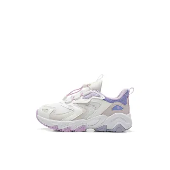 Antakids Casual Shoes Unisex Low Top White Gray Purple