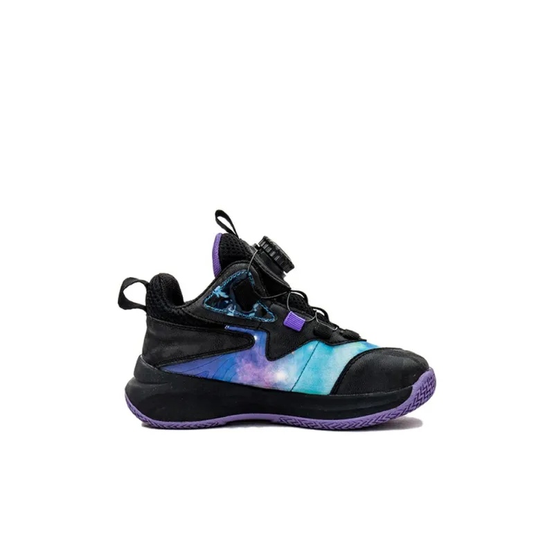 KAPPA KIDS High Top Children's Basketball Shoes Black Purple Kids'-1
