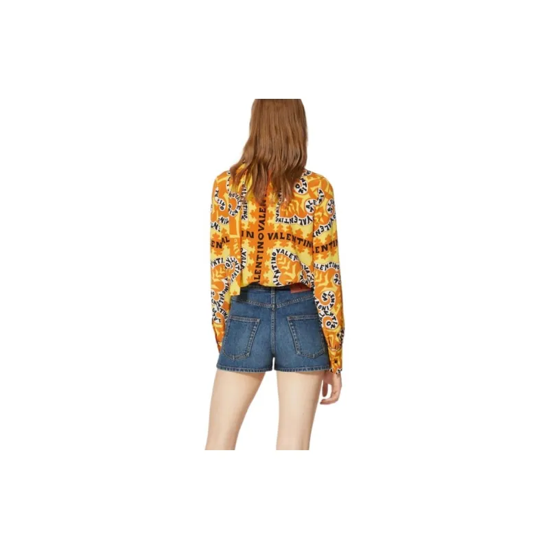 Valentino FW22 Shirt Women's Orange-2