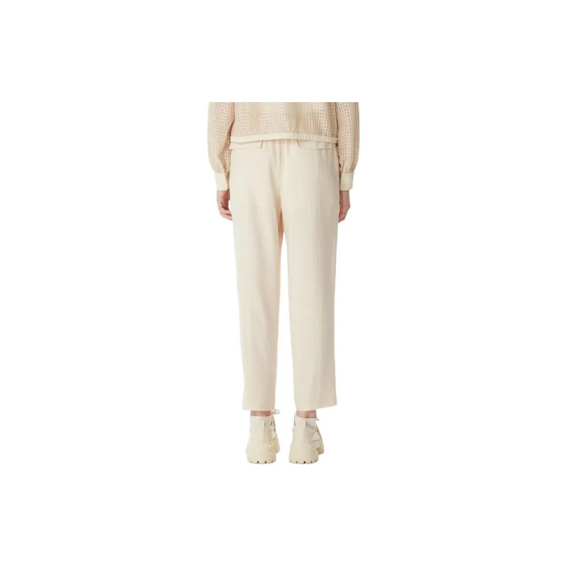 XII BASKET Casual Pants Women's Apricot-1