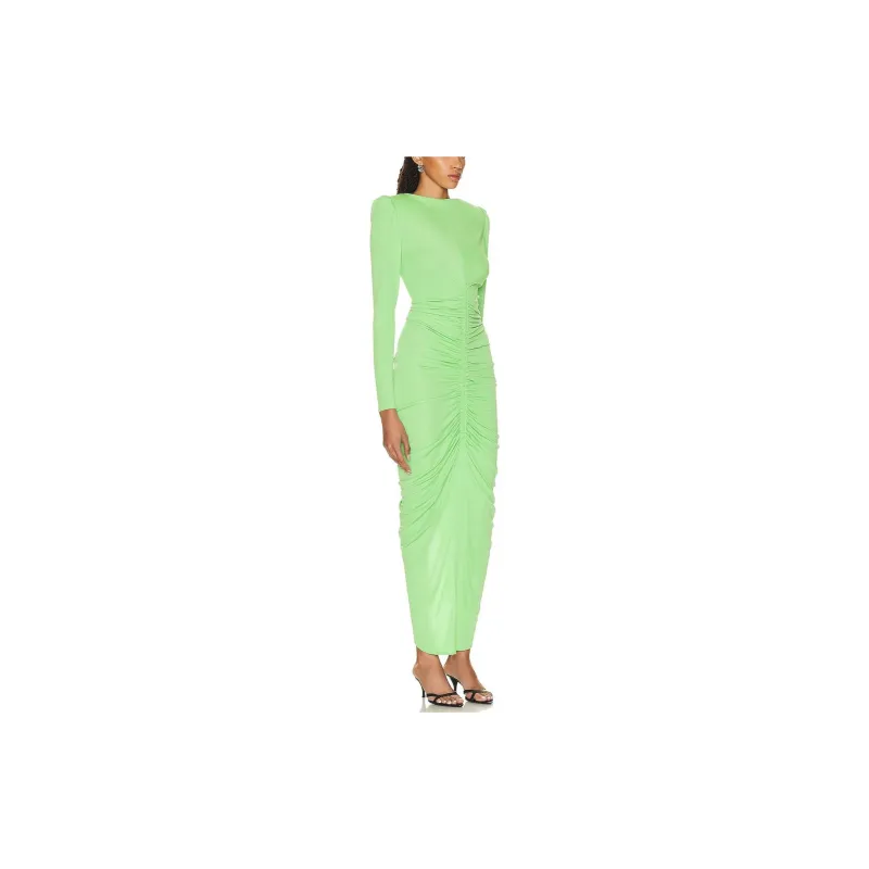 GIVENCHY SS23 Long-Sleeved Dresses Women's Green-4