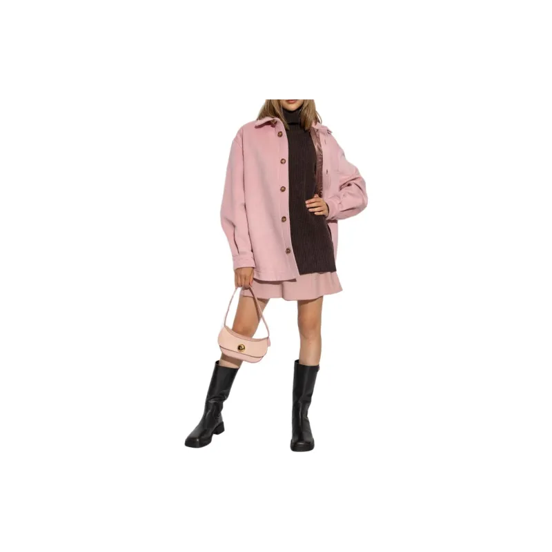 MARNI Logo Embroidered Straight Hem Overshirt-1