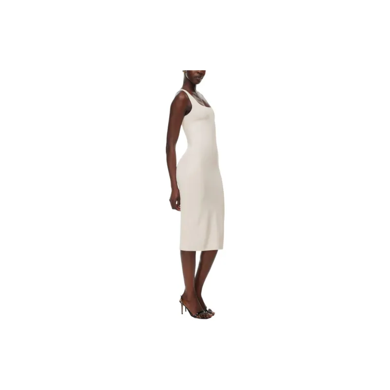 ARITZIA Aritzia Contour Squareneck Midi Dress Sleeveless Dress Women's-3