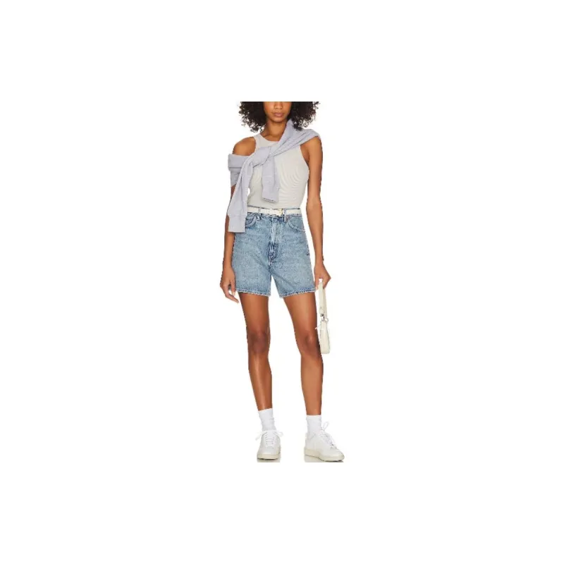 AGOLDE Casual Shorts Women's Blue-1