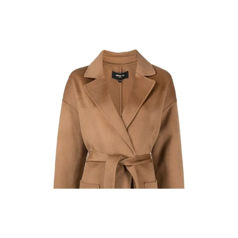 Paule Ka Coats Women's Brown-4