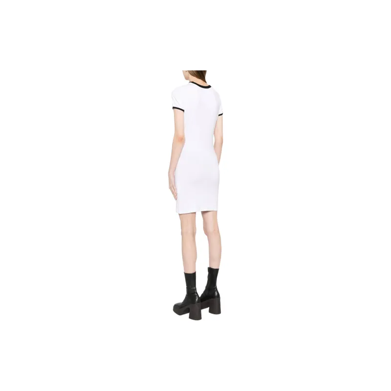 AMBUSH Logo plaque Fine knit Minidress-2