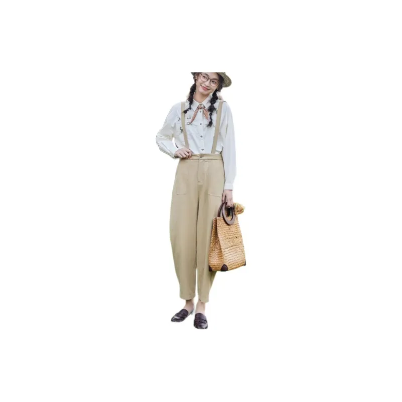 ZIHAN Overalls Women's Khaki-2